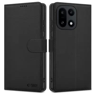 DENARNICA TECH-PROTECT ZA ONEPLUS 15 ČRNE OBLIKE, VISOKO KAKOVOSTNA