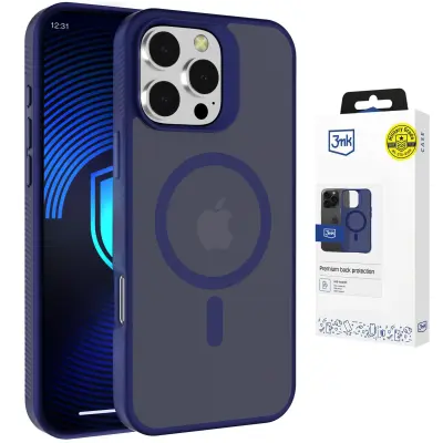 3MK ZAŠČITNI MAGNETNI OVITEK ZA APPLE IPHONE 16 PRO MAX, Z DIMLJENIM OVITKOM, IZ TPU MATERIALA
