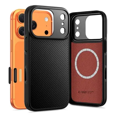 ZAŠČITNI OVITEK IZ ARAMIDNEGA MEHANIZMA TECH-PROTECT KEVLAR CC MAGSAFE ZA IPHONE 17 PRO