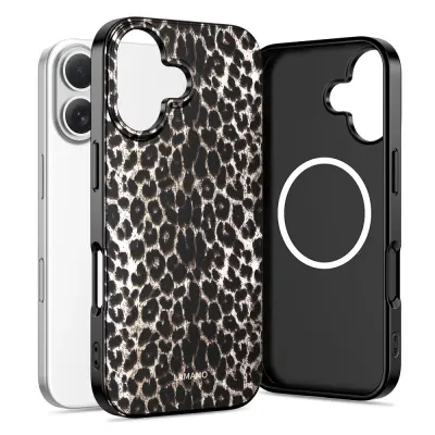 TECH-PROTECT LAMANO MAGSAFE ZAŠČITA TELEFONOV ZA IPHONE 17 Z LEOPARDJIM OKVIRJEM