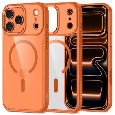 OVITEK TECH-PROTECT MAGMAT ZA IPHONE 17 PRO, KOZMOSKO ORANŽEN, Z ZAŠČITO MAGSAFE