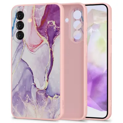 ZAŠČITNI OVITEK TECH-PROTECT ICON ZA SAMSUNG GALAXY A37 5G Z MARMORNIM VZORCEM, PROTI ZDRSNIM PREDMETOM