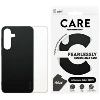 MODNI OVITEK PANZERGLASS ZA SAMSUNG GALAXY S25 FE, ZAŠČITNI OVITEK, ČRN