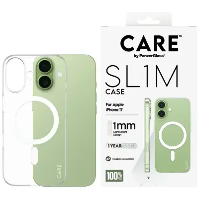 ZAŠČITNI OVITEK PANZERGLASS SL1M ZA IPHONE 17 MAGSAFE PROZOREN VISOKI