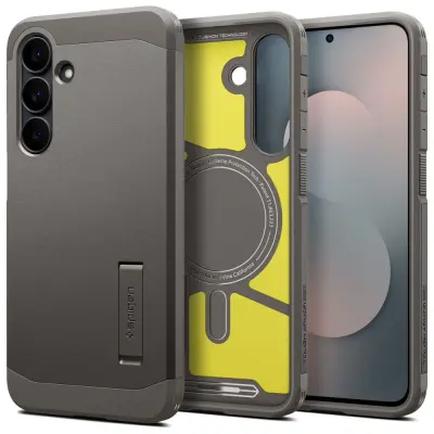 SPIGEN TOUGH ARMOR MAGSAFE ZAŠČITA ZA TELEFON GALAXY S25 FE, ČRNA