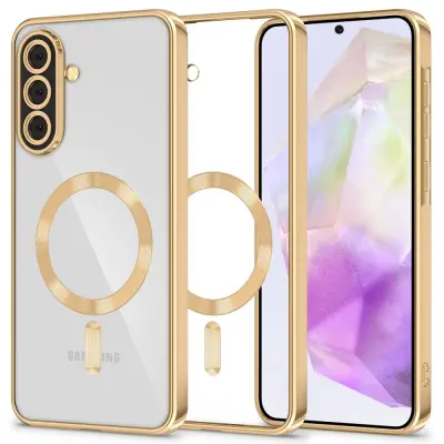 OVITEK TECH-PROTECT MAGFLEX MAGSAFE ZA SAMSUNG GALAXY A37 5G, SIJOČE ZLAT