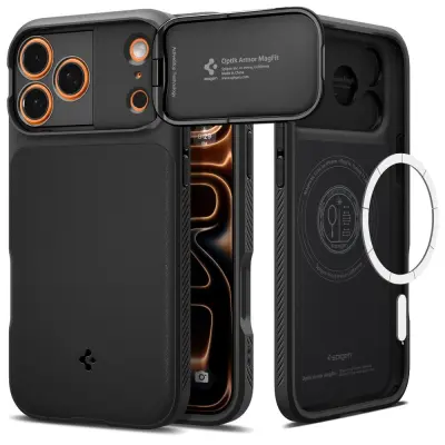 ZAŠČITNI OVITEK SPIGEN OPTIK ARMOR MAGSAFE ZA IPHONE 17 PRO MAX