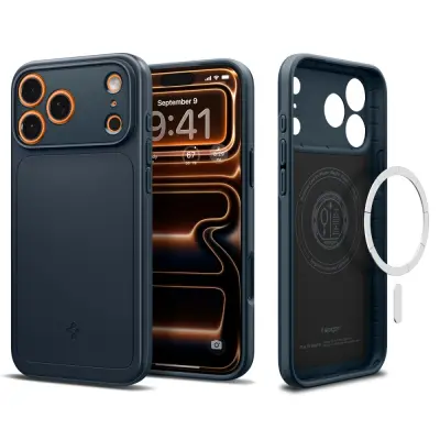 SPIGEN TANKI OVITEK MAGSAFE ZA IPHONE 17 PRO MAX, KOVINSKI, SIV