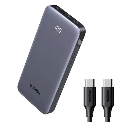 UGREEN POWERBANK 10000MAH 30W USB-A 2XUSB-C ZA TELEFONE HITRO POLNJENJE