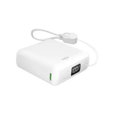 PURO POWERBANK 10000MAH 20W USB-C USB-A ZA TELEFONE S KABLOM IN POLNILNIKOM