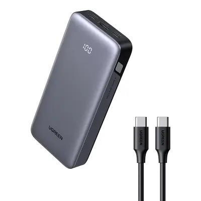 UGREEN POWERBANK 20000MAH ZA TELEFONE, TABLICE IN TABLICE 30W POLNJENJE USB-C