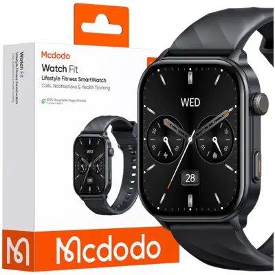 PAMETNA URA MCDODO S FUNKCIJO GOVORA ZA APPLE ANDROID, VODOTESNA