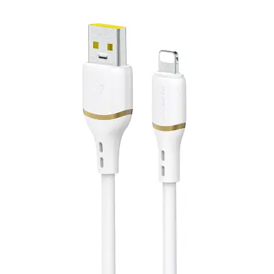 DUDAO USB-A NA LIGHTNING KABEL 30W 1M ZA IPHONE 11 12 13 14 15 MEHKA PLETENA PLETENINA