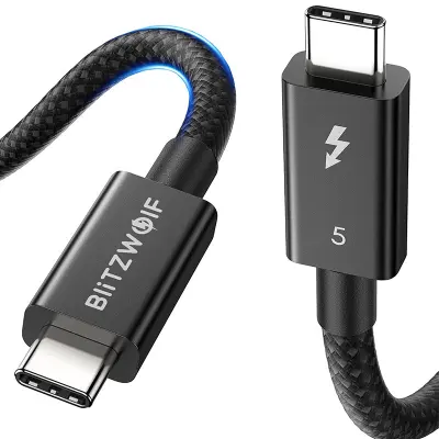 BLITZWOLF USB-C NA USB-C KABEL 240W ZA PRENOSNIK IN TELEFON 0,5M HITR