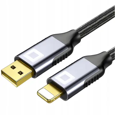 POLNILNIK CO2 LIGHTNING FAST POLNILNI USB KABEL ZA IPHONE 12 13 14 3M