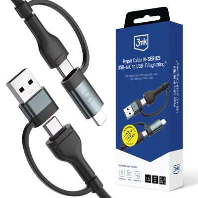 3MK 2-V-2 A/C KABEL ZA LIGHTNING 60W QC 3.0 HYPER HITRO POLNJENJE