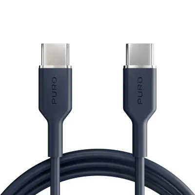 PURO USB-C NA USB-C KABEL 1,5 M S HITRIM POLNJENJEM ZA TELEFONE IN PRENOSNIKE