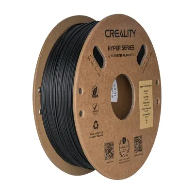 CREALITY FILAMENT HYPER PLA-CF ZA 3D TISKALNIKE 1,75 MM ZA ZLITE TISKOVANJE ČRNEGA OBLIKOVALCA