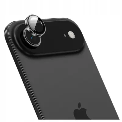 INNOSTYLE STEKLENI OVITEK ZA LEČO KAMERE ZA IPHONE 17 AIR ČRNEGA OBLIKE