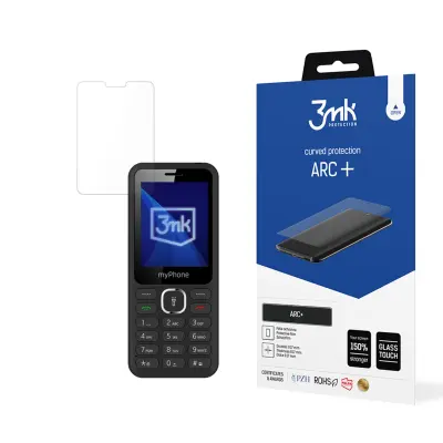 3MK ARC+ ZAŠČITA ZASLONA IZ KALJENEGA STEKLA ZA MYPHONE 6320, VISOKA ODPORNOST