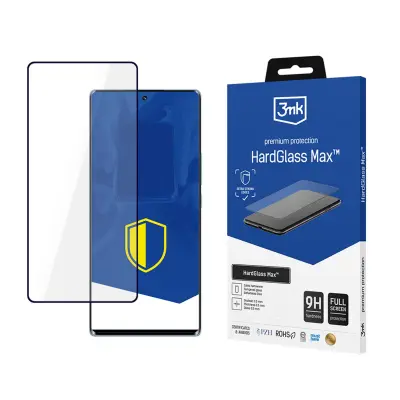 3MK KALJENO STEKLO HARDGLASS MAX ČRNO ZA ZAŠČITO ZASLONA HONOR 70