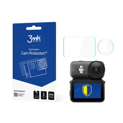 3MK ZAŠČITA ZA KAMER ZA DJI OSMO NANO ZAŠČITNO STEKLO Z NASTAVKOM