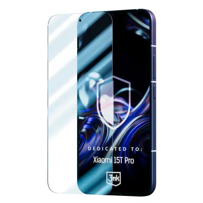 3MK FLEXIBLEGLASS ZA XIAOMI 15T PRO 5G ZAŠČITA ZASLONA Z OLEOFOBIČNO STEKLO