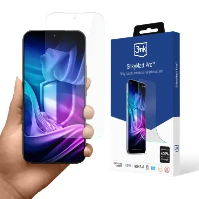 3MK SILKY MATT PRO ZAŠČITNO FOLIJO ZA ZASLON ZA POCO F8 ULTRA S KALJENIM STEKLOM