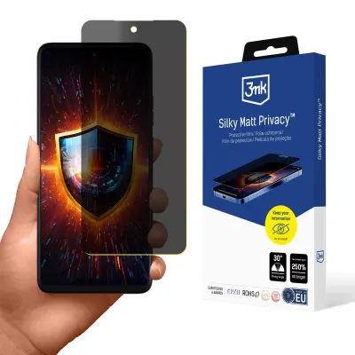 3MK SILKY MATT ZAŠČITA ZA ZASEBNOST ZA MOTOROLA MOTO G57 POWER NA URI