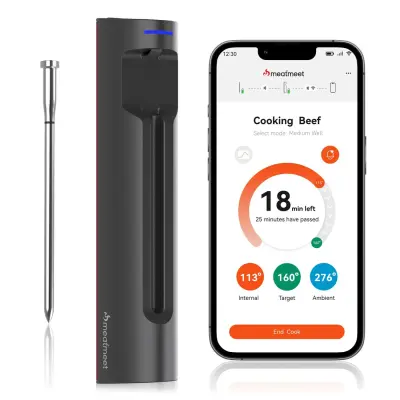 METAPEN MEATMEET S PRO TERMOMETER ZA ŽAR, PEČICO, DIMLJENJE Z APLIKACIJO