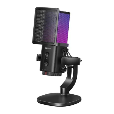 UGREEN CM581 USB-C 24-BITNI 96KHZ RGB RAČUNALNIŠKI MIKROFON ZA SNEMANJE