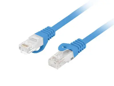 CABO DE CONEXÃO LANBERG UTP CAT6 PARA RJ45 10M LSZH CU FLUKE APROVADO AZUL