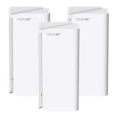 ROTEADOR MESH WI-FI 6E TENDA PARA SISTEMA MX21 PRO AXE5700 3XLAN 3 DISPOSITIVOS