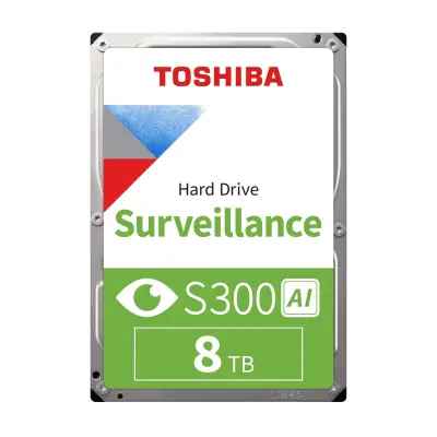 DISCO RÍGIDO TOSHIBA DE 8 TB, 3,5 POLEGADAS, SATA III PARA GRAVADOR DE VÍDEO, NVR, DVR E SISTEMA DE VIGILÂNCIA.