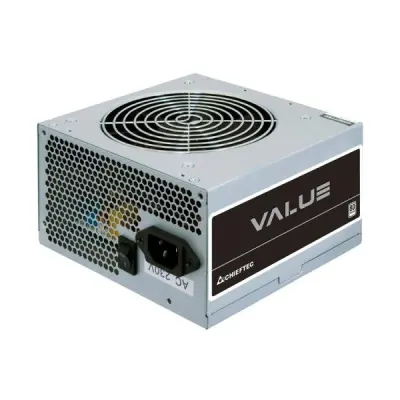 FONTE DE ALIMENTAÇÃO CHIEFTEC ATX PARA COMPUTADOR PC, 600W, 80 PLUS, APFC, COM VENTOINHA EFICIENTE.
