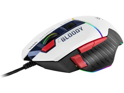 MOUSE PARA JOGOS A4TECH BLOODY W95MAX USB COM FIO, ALTA PRECISÃO E DESEMPENHO ESPORTIVO.
