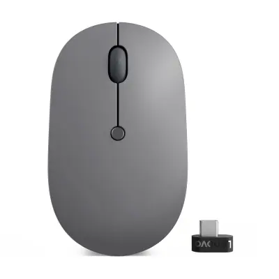 MOUSE SEM FIO LENOVO GO USB-C PARA PC, LAPTOP E DESKTOP COM TECNOLOGIA ÓPTICA.