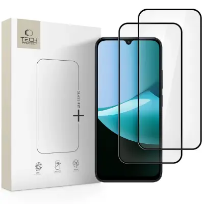 KALJENO STEKLO TECH-PROTECT ZA XIAOMI REDMI 15C POCO C85, 2-KOMPLETNO ZAŠČITNO OBLOŽJE