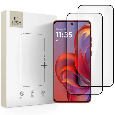 TECH-PROTECT KALJENO STEKLO, PAKIRANJE 2 KOSOV ZA MOTOROLA EDGE 50 NEO IN 60 NEO