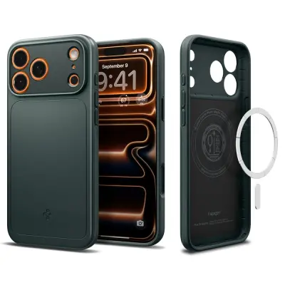 SPIGEN TANKI OVITEK MAG ZA IPHONE 17 PRO Z MAGNETNIM POLNILNIM PRIKLJUČKOM MAGSAFE