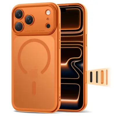 TECH-PROTECT MAGPEAK MAGSAFE ZA IPHONE 17 PRO MAT KOZMIČNO ORANŽNA