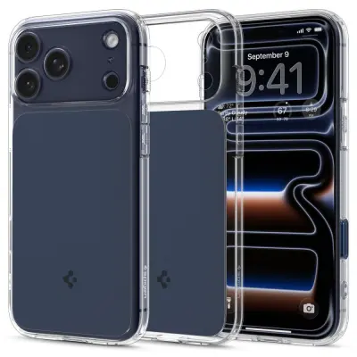 SPIGEN ULTRA HYBRID T MAGMAGSAFE ZA IPHONE 17 PRO MAT MODRA POPOLNA POKRITOST