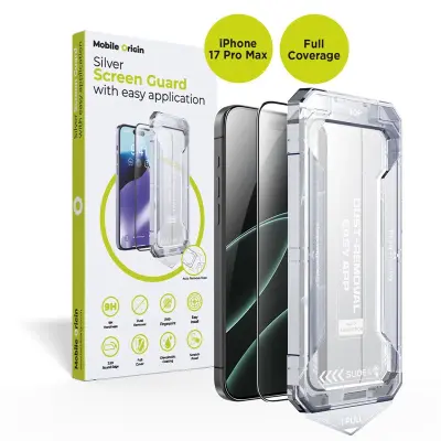 PELÍCULA PROTETORA DE VIDRO PARA TELA MOBILE ORIGIN PARA IPHONE 17 PRO MAX - FÁCIL INSTALAÇÃO