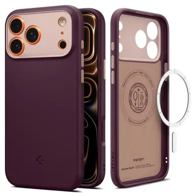 OVITEK SPIGEN NANO POP ZA MAGSAFE ZA IPHONE 17 PRO, BORDO