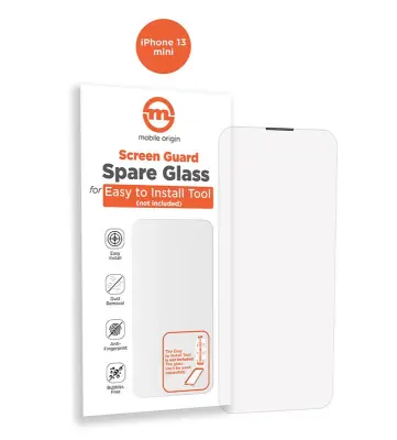 PELÍCULA PROTETORA DE VIDRO MOBILE ORIGIN PARA IPHONE 13 MINI, CONJUNTO COM 2 UNIDADES.