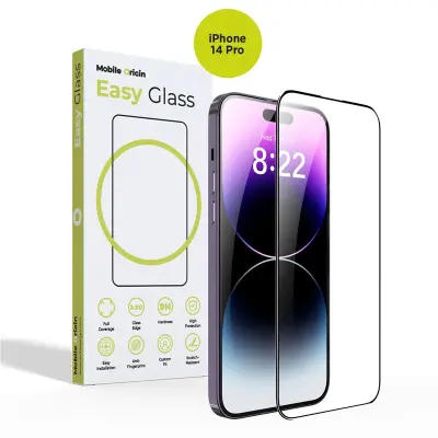 MOBILE ORIGIN EASYGLASS CAPA PROTETORA DE VIDRO TEMPERADO PARA IPHONE 14 PRO