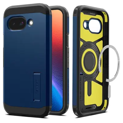 CAPA PROTETORA DURÁVEL SPIGEN TOUGH ARMOR MAGSAFE PARA GOOGLE PIXEL 9A