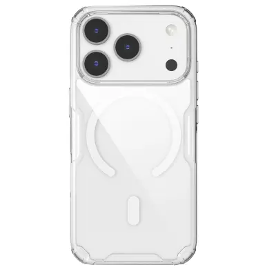 OVITEK NILLKIN NATURE TPU PRO ZA IPHONE 17 PRO, ZDRUŽLJIV Z MAGSAFE, BELE BARVE