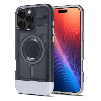 CAPA SPIGEN CLASSIC C1 PARA IPHONE 16 PRO COM MAGSAFE (PARTE FRONTAL)