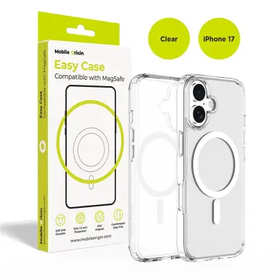 CAPA HÍBRIDA MOBILE ORIGIN PARA IPHONE 17 MAGSAFE TRANSPARENTE